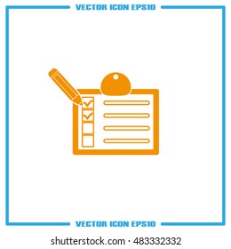 form icon vector illustration eps10.