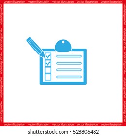 form icon vector illustration eps10.