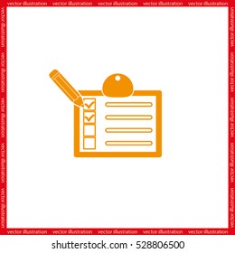 form icon vector illustration eps10.