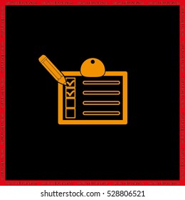form icon vector illustration eps10.