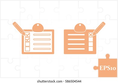 form icon vector illustration eps10.