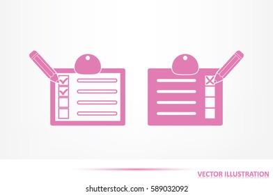 form icon vector illustration eps10.