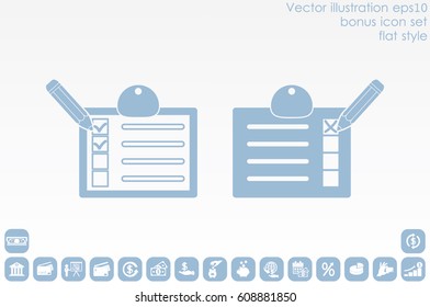 form icon vector illustration eps10.
