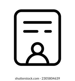 Form Icon Vector Symbol Design Illustration