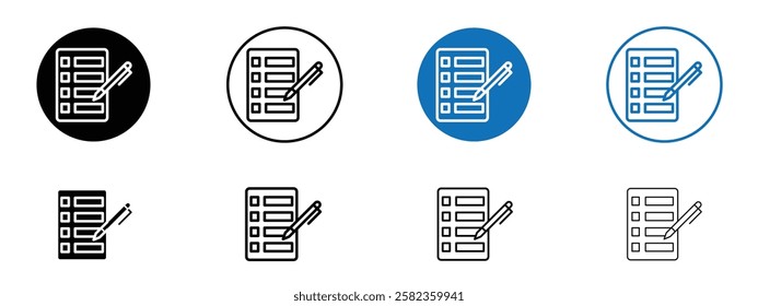 Form icons pack vectors for app and web ui designs