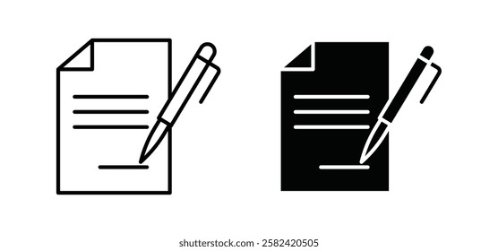 Form icons pack vectors in black flat and strokes
