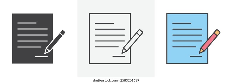 Form icons pack for website designs