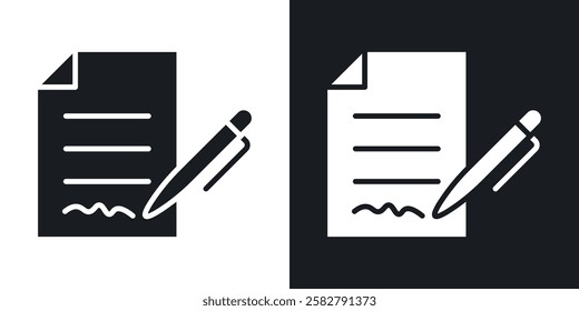 Form icons set vectors black and colored style