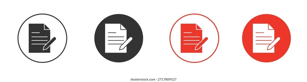 Iconos de forma simple silueta plana Ilustración vectorial