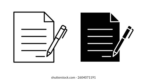 Form icons in solid black and outlined style