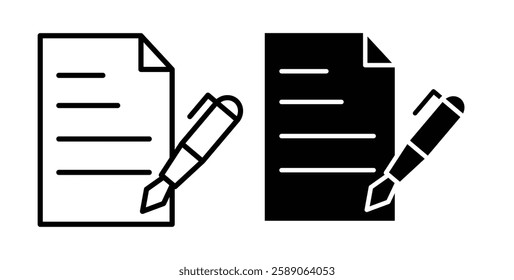 Form icons thin line illustrations designs
