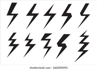 The form of lightning flashes, various kinds of unique and extraordinary shapes