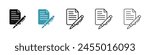 Form line icon set. contact page line icon. order application document sign. report paper line icon. survey form sign for Ui designs.