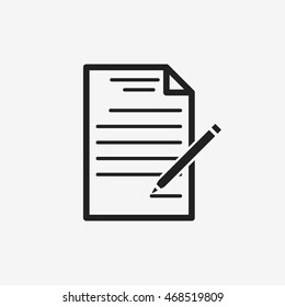Form line icon vector illustration. Linear pictogram isolated, outline vector logo illustration.