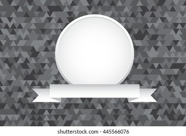 The form for the logo. The template for the banner. White pattern.