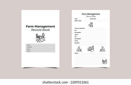 form management log book KDP Interior design. Printable logbook