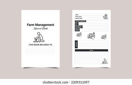 form management log book KDP Interior design. Printable logbook