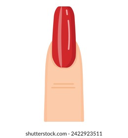 Form nail studio icon cartoon vector. Trendy stylish. Acrylic shaped