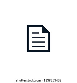 form paper agreements icon vector logo template
