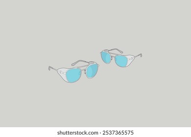 Una forma de gafas protectoras diseñadas principalmente para evitar que la luz solar brillante y la luz visible de alta energía dañen o molesten los ojos.