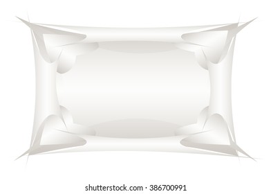 Form for text, abstract image, imitation paper scroll