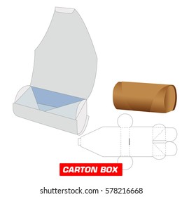 in the form of a tube box