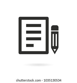 Form vector icon. Black illustration isolated for graphic and web design.