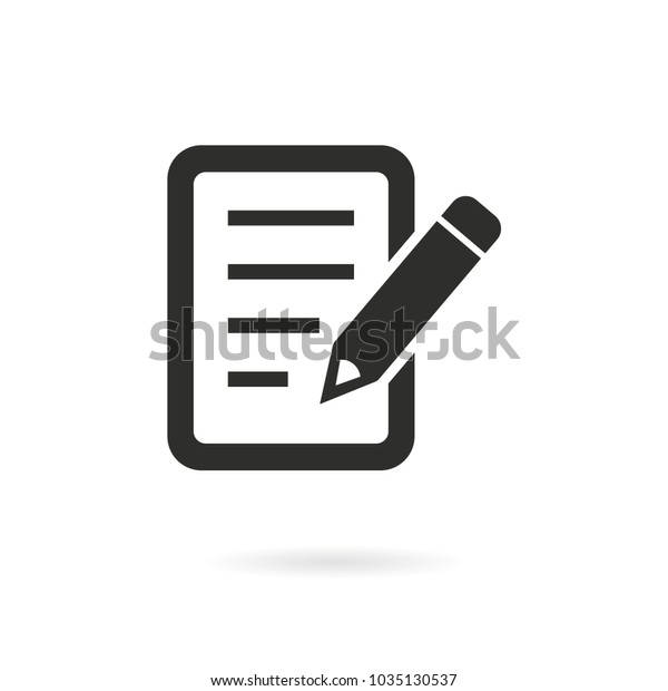 Form Vector Icon Black Illustration Isolated Stock Vector (Royalty Free