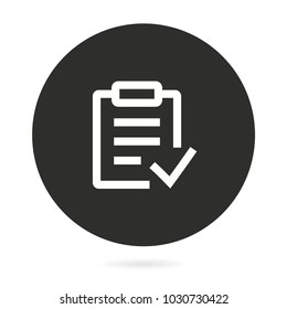 Form vector icon. Illustration isolated for graphic and web design.