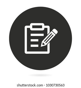 Form vector icon. Illustration isolated for graphic and web design.