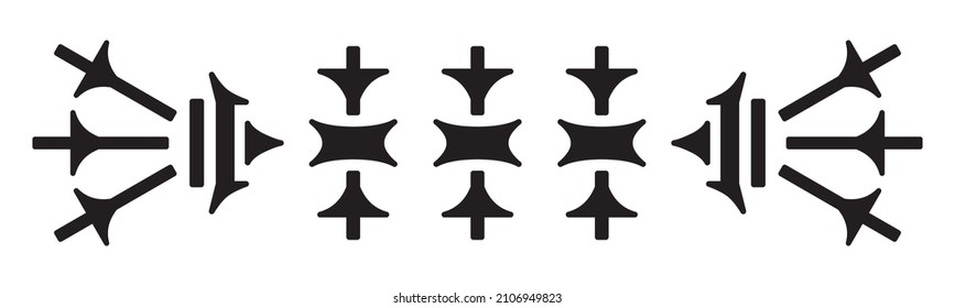 Formal Antique Symmetrical Page Divider