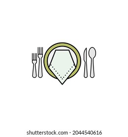 Formal Dinner Colored Icon. Can Be Used For Web, Logo, Mobile App, UI, UX