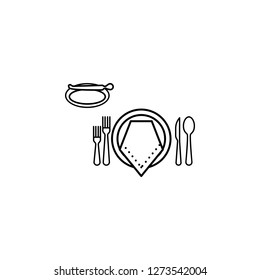formal  dinner icon. Can be used for web, logo, mobile app, UI, UX