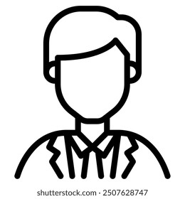 Formal Diversity Avatars icon illustration