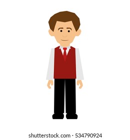 formal dress man icon image 