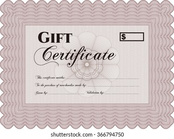 formal gift certificate template artistry design stock vector royalty free 366794750 shutterstock