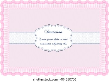 Invitación formal. Con fondo. Diseño cordial. Personalizable, fácil de editar y cambiar los colores. 