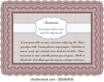 Formal invitation. Customizable, Easy to edit and change colors. With background. Good design. 