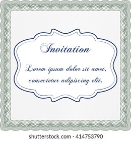 Formal invitation. Customizable, Easy to edit and change colors. With background. Good design. 