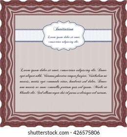 Formal invitation. Customizable, Easy to edit and change colors. Good design. With background. 