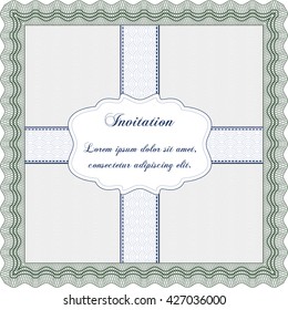 Formal invitation. Customizable, Easy to edit and change colors. Good design. With background. 