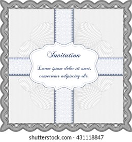 Formal invitation. Excellent design. Customizable, Easy to edit and change colors. With complex background. 