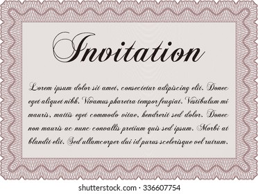 Formal invitation. Excellent design. With linear background. Customizable, Easy to edit and change colors.