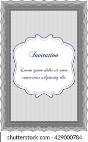 Formal invitation. Good design. With background. Customizable, Easy to edit and change colors. 