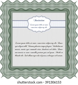 Formal invitation. Good design. With complex background. Customizable, Easy to edit and change colors. 