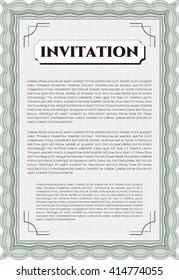 Formal invitation. Good design. With complex background. Customizable, Easy to edit and change colors. 