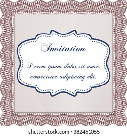 Formal invitation. Good design. Customizable, Easy to edit and change colors. With complex background. 