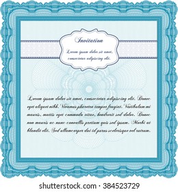 Formal invitation template. Complex background. Customizable, Easy to edit and change colors. Lovely design. 