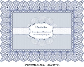 Formal invitation template. Complex background. Lovely design. Customizable, Easy to edit and change colors. 