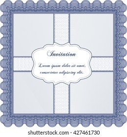 Formal invitation template. Complex background. Customizable, Easy to edit and change colors. Lovely design. 